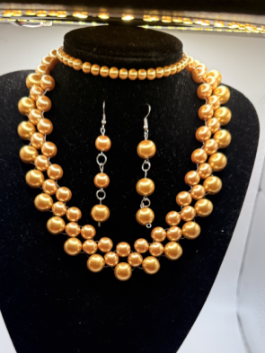 Gold Necklace Set